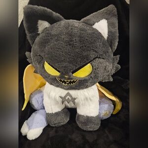 This is an Adam (or "AdamMeow") plush toy from the animated series Hazbin Hotel.